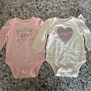 3-6 Mos Baby Gap 2 Pack Bodysuits
